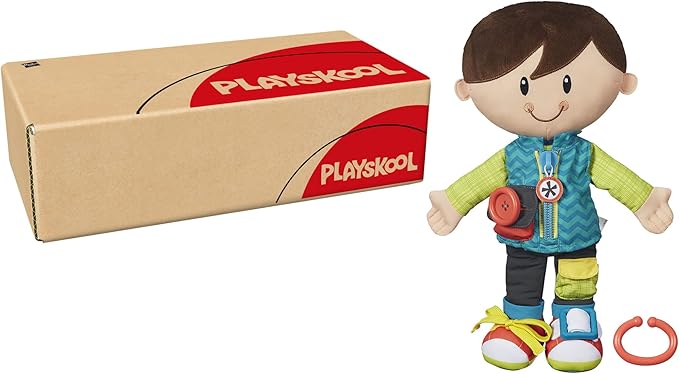 Playskool Dressy Kids Boy Activity Plush Stuffed Doll Toy 2 Years