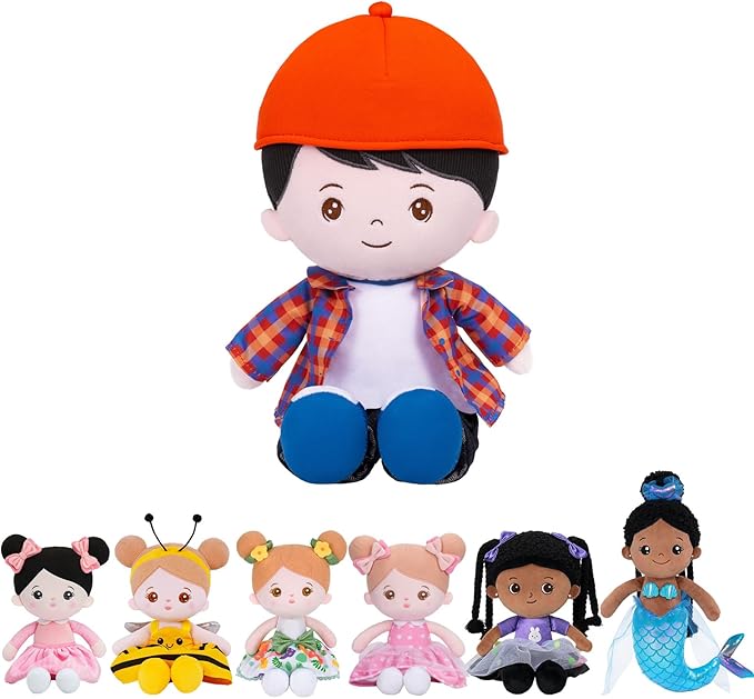 OUOZZZ Soft Baby Doll for Boys Girls - My First 15"