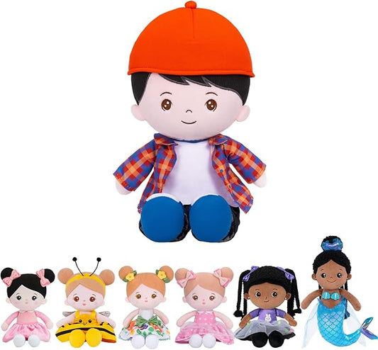 OUOZZZ Soft Baby Doll for Boys Girls - My First 15"