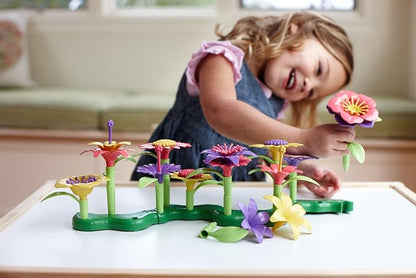 Green Toys Build-a-Bouquet Floral Arrangement Playset - BPA Free, Phthalates Free