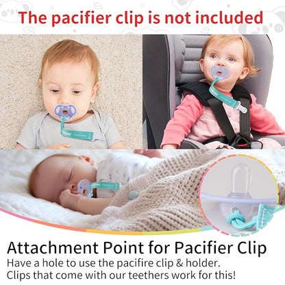 Mombella Koala Pacifiers 0 Months+, Silicone Baby Pacifier for Breastfed Babies 2 Pack