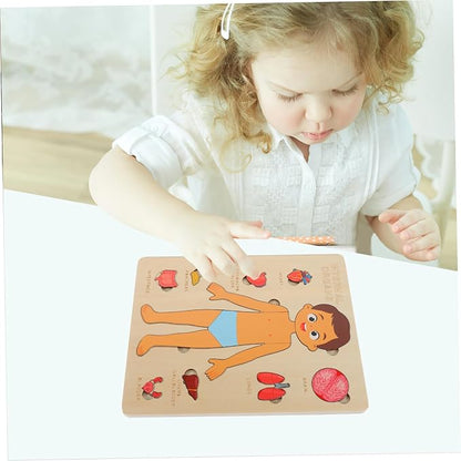 1 Set Human Body Structure Puzzle Model Kid Toys Kids