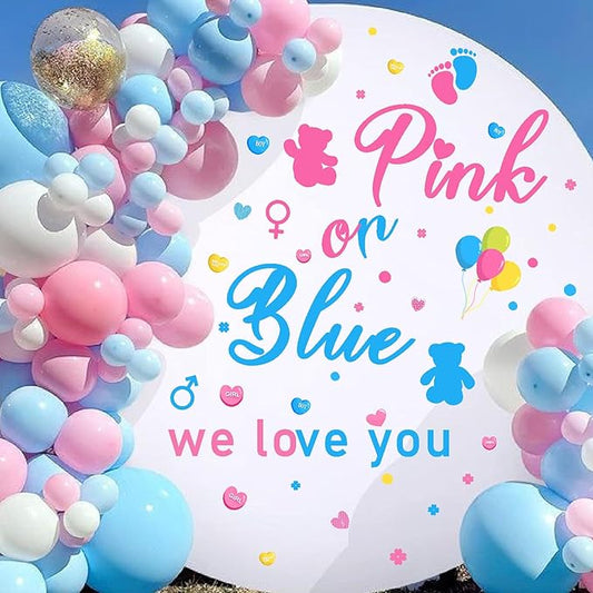 Boy Or Girl Sign Party Decal Gender Reveal Backdrop Decals