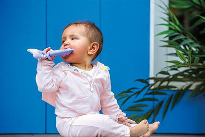 Mary Meyer Teething Toys Leika Silicone Baby Teether for Babies 0-12 Months, 9-Inches