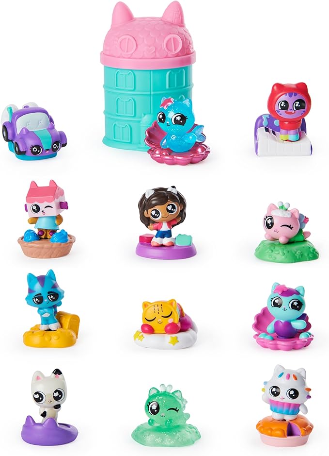 Gabby's Dollhouse, Meow-Mazing Mini Figures 12-Pack (Amazon Exclusive) 3 and