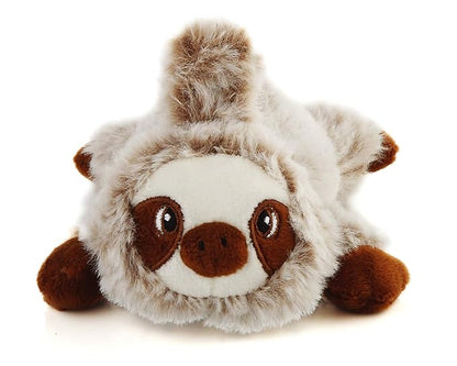 Furry Friend Pacifier Plush Toy - Ultra Soft Cuddly 100% Polyester with Medical Grade Silicone Pacifier (Color Varies), Machine Washable