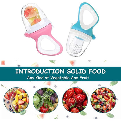 Generic Baby fresh fruit feeder, baby fruit feeder pacifier (Pink)