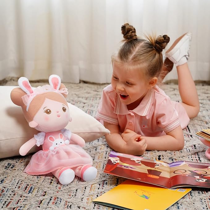 OUOZZZ Soft Baby Doll for Girls - My First Baby 15"