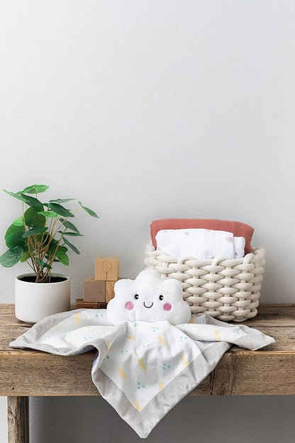 Pearhead Cloud Security Blanket, Soft Baby Lovey for Babies