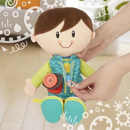 Playskool Dressy Kids Boy Activity Plush Stuffed Doll Toy 2 Years