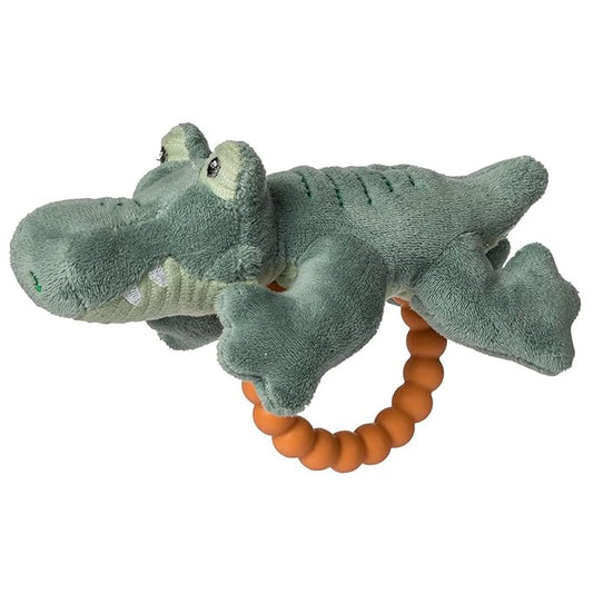 Mary Meyer Soft Baby Rattle with Soothing Teether Ring, 6-Inches