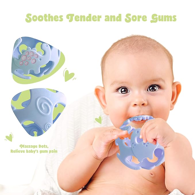 Ashtonbee Baby Fruit Pacifer Feeder 2 Pack Perfect for Introducing 6-12 Months