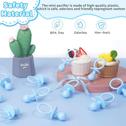 36 Plastic Pacifiers for Baby Shower Game, 2.75?ÖŌĆ?Baby Shower Pacifiers