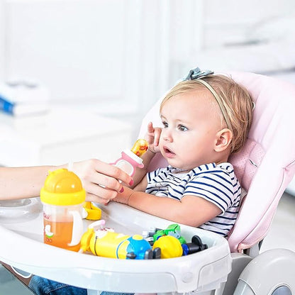 SHARE&CARE Baby Teething Toys for Girls and Natural Organic Fruit 1 Teethers 1 Feeder 3 Silicone