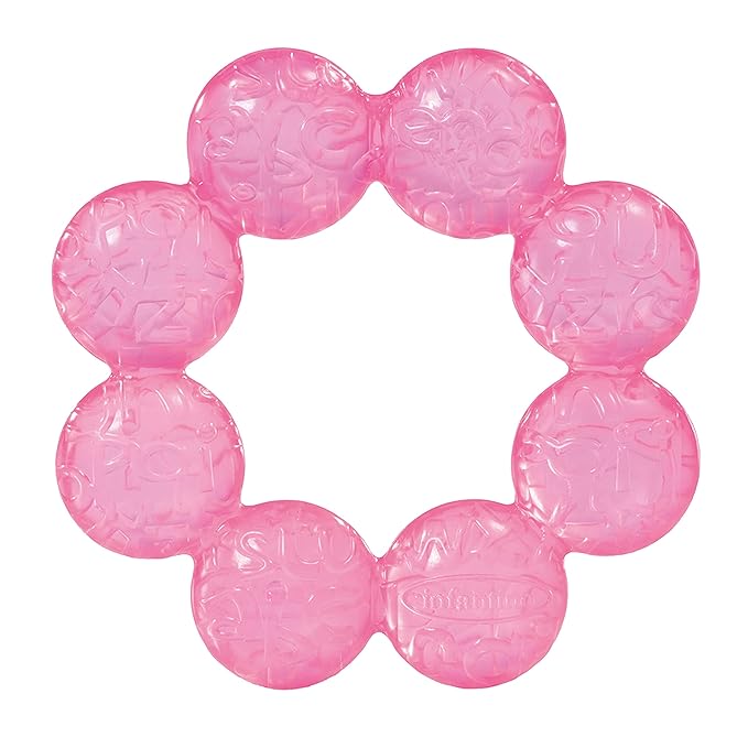 Infantino 3-Pack Water Teethers - 2 Pink + 1 Lime Set