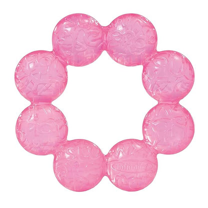 Infantino 3-Pack Water Teethers - 2 Pink + 1 Lime Set