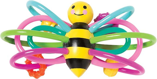 Manhattan Toy Zoo Animal Winkel Bee Multicolor Rattle & Sensory