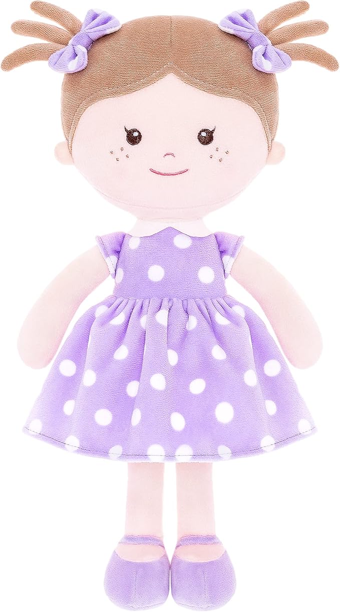 Onetoo Plush Rag Doll First Baby Doll Soft Baby Doll 14"（Milly Series）