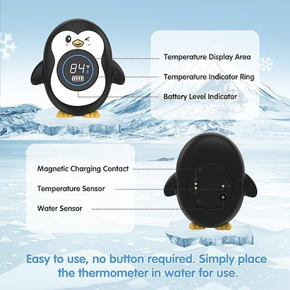 Rechargeable Bath Thermometer| Safety Baby Shower Thermometer