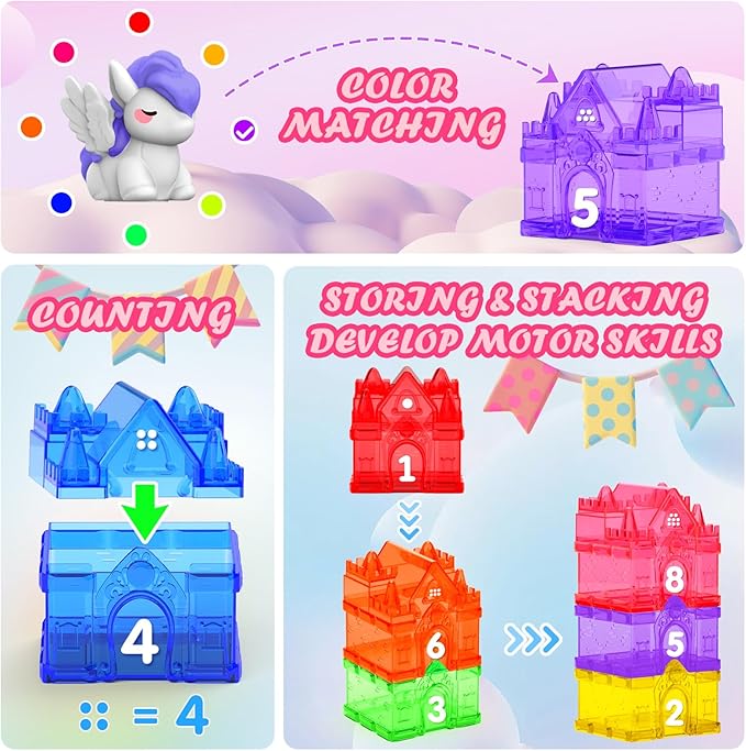 Oriate Sensory Learning Toys for Toddler Age 1,2 3, 20Pcs 12m+ Farm