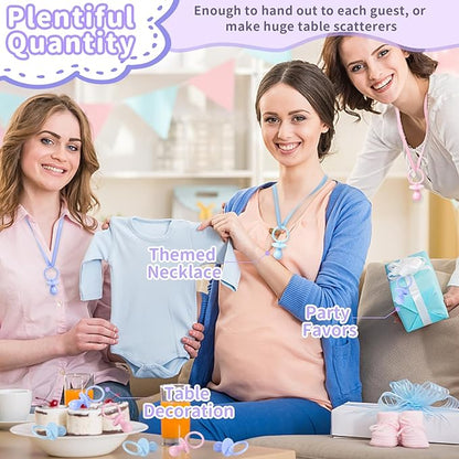 36 Plastic Pacifiers for Baby Shower Game, 2.75?ÖŌĆ?Baby Shower Pacifiers