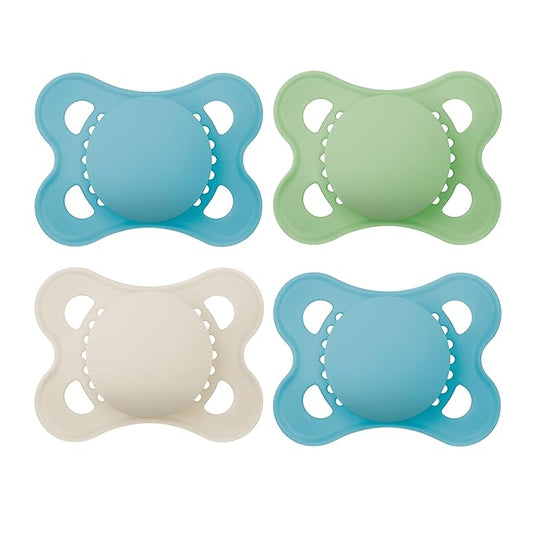 MAM Original Matte Baby Pacifier, 0-6 Months 4 Count