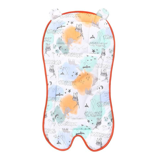 Miracle Baby Car Seat Insert Universal Breathable Baby Stroller Cushion Reversible 3D Air Mesh Cotton Stroller Mat for CarSeat, Buggy, Carrycot, High Chair (Animal)