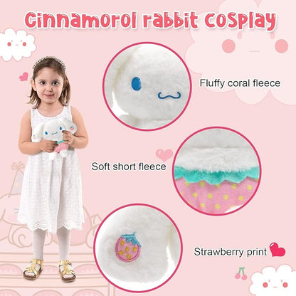 Kawaii Cinnamoroll Plush Doll 8", kuruomi My Melo Anime Plush Figure Toy