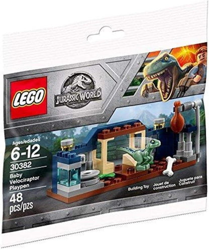 LEGO Jurassic World Baby Velociraptor Playpen (30382) Bagged