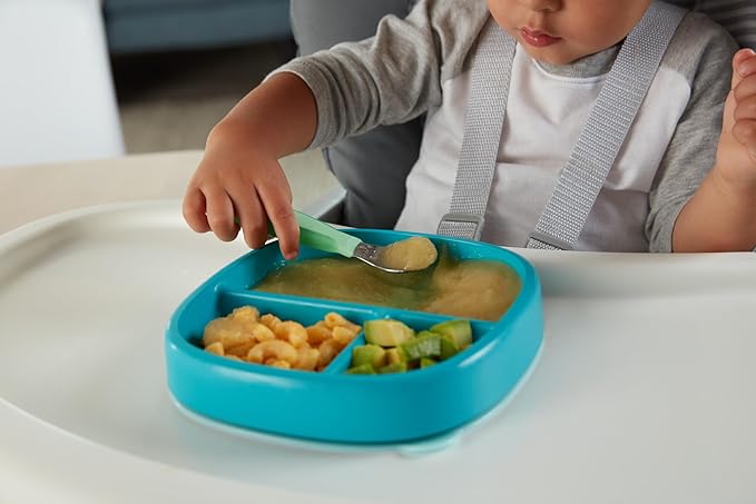 NUK Kiddy Cutlery Spoons, Durable Stainless Steel, BPA and Latex-Free, 18+ Months, Pack of 3