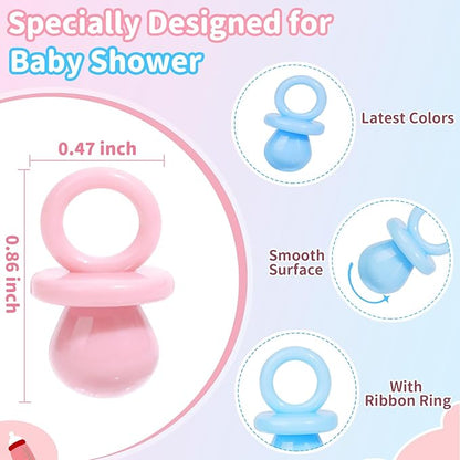 Baby Shower Pacifiers, 150 Mini Pacifiers for Baby Shower