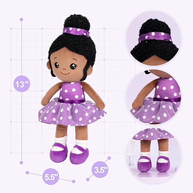 OUOZZZ 13" Soft Baby Doll for Girls - First Baby