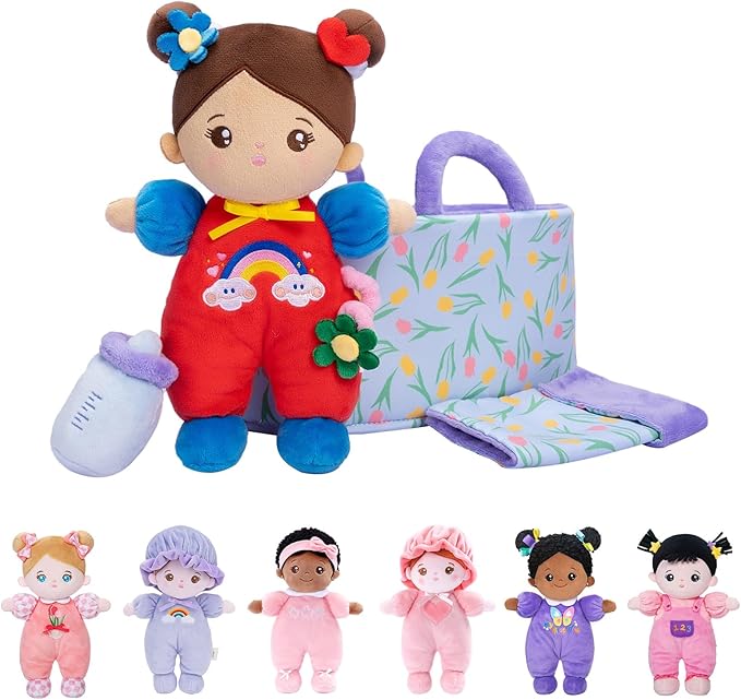 OUOZZZ 10" Soft Baby Doll Gift Set - First Baby
