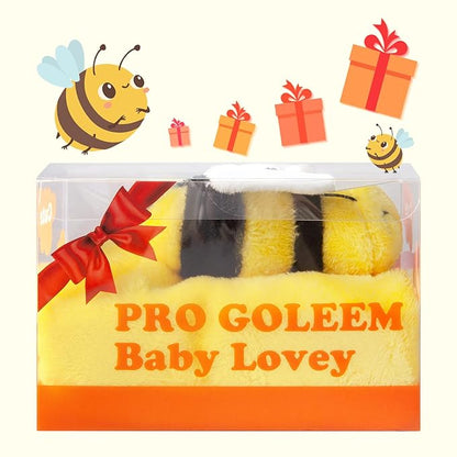 Pro Goleem Bee Loveys for Babies Soft Security Blanket Baby 12 Inch