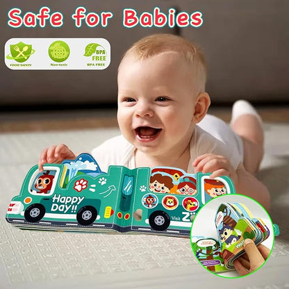 Baby Mask Books 18 Months, Sensory Baby Toys Folding Felt 18 Months
