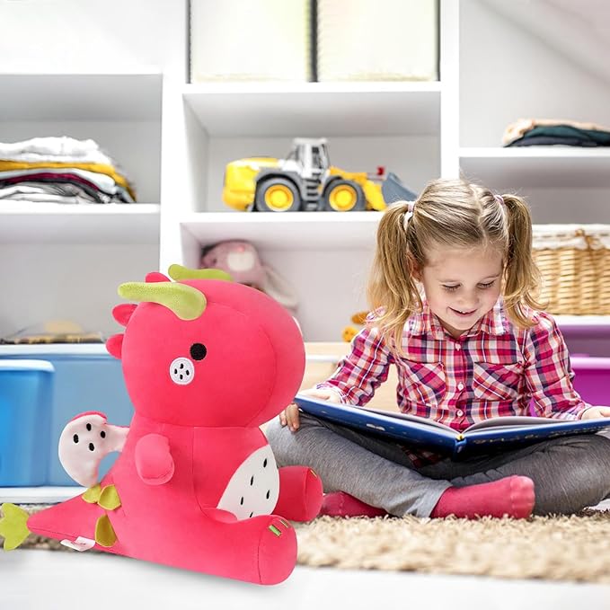Ditucu Cute Dragon Fruit Dinosaur Stuffed Animals Plush Toys Dolls 16 inch