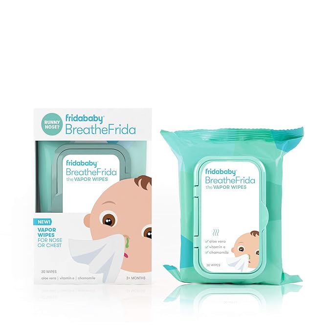 Frida Baby Cold and Flu Relief Bundle: Includes the NoseFrida Nasal Aspirator, Hygeine Filter