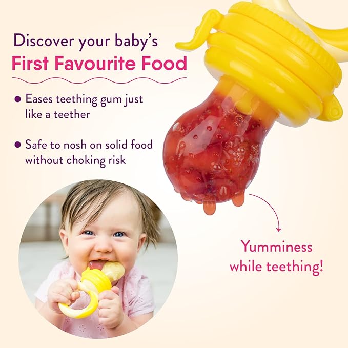 NatureBond Baby Food Feeder/Fruit Feeder Pacifier Nibbler (2 Pack) -