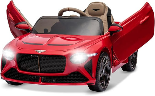 Hetoy Kids Ride On Car, Licensed Bentley Bacalar 12V Electric Vehicles w/Parent Remote Control 3 Speeds,