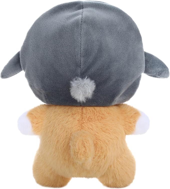 MIAODAM Cute Dog Plushie with Penguin Stuffed Animal Hat - Soft Penguin Dog Plush Toy Stuffed Animal Doll, for Baby (20cm/7.8in)