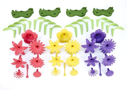 Green Toys Build-a-Bouquet Floral Arrangement Playset - BPA Free, Phthalates Free