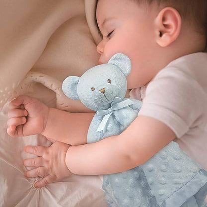 Pro Goleem Teddy Bear Lovey Baby Security Blanket for Boys 16 Inch