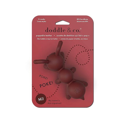 Doddle & Co. The Chew Ant Teether with Poppable Bubbles | Toddler Teething Fidget Toy for Baby 1