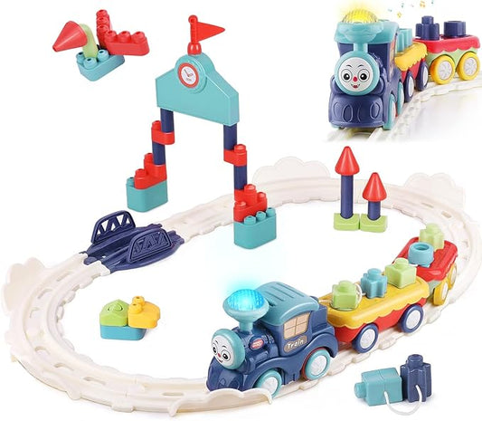 iPlay, iLearn Toddler Musical Train Set Toys 12 18 1 2 3 4