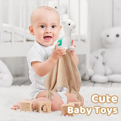 Pro Goleem Llama Security Blanket Soft Loveys for Babies 14 Inch