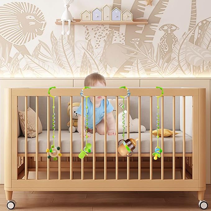 Toy Straps for Baby,RTMOK Silicone Setpacifier Clip