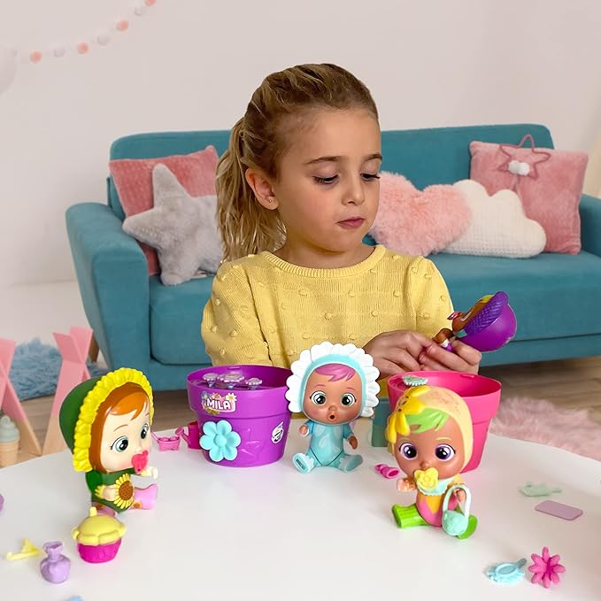 Cry Babies Magic Tears Happy Flowers | 9 Surprises to Unbox, Mystery Doll 3 and