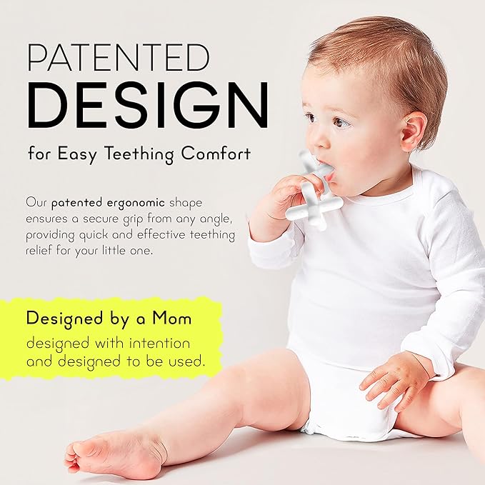 Moonlight Silicone Teethers for Babies, Baby Teether for Infants