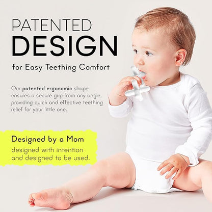 Moonlight Silicone Teethers for Babies, Baby Teether for Infants