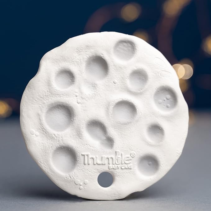 Moon Biscuit Natural Rubber Baby Toy for Teething, Bath time